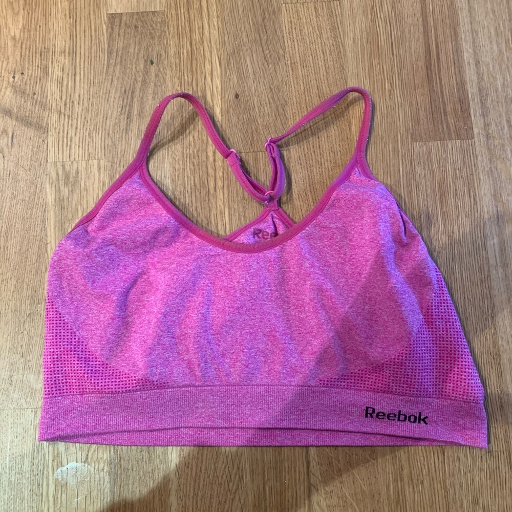 Reebok Pink Sports Bra